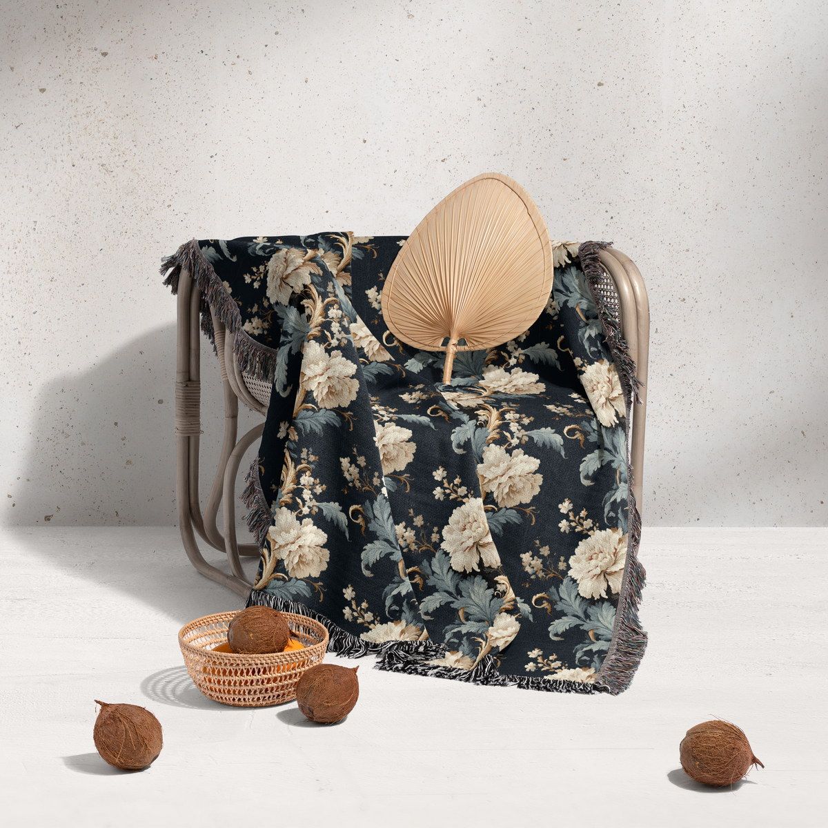 شال مبل ریش دار classic 393