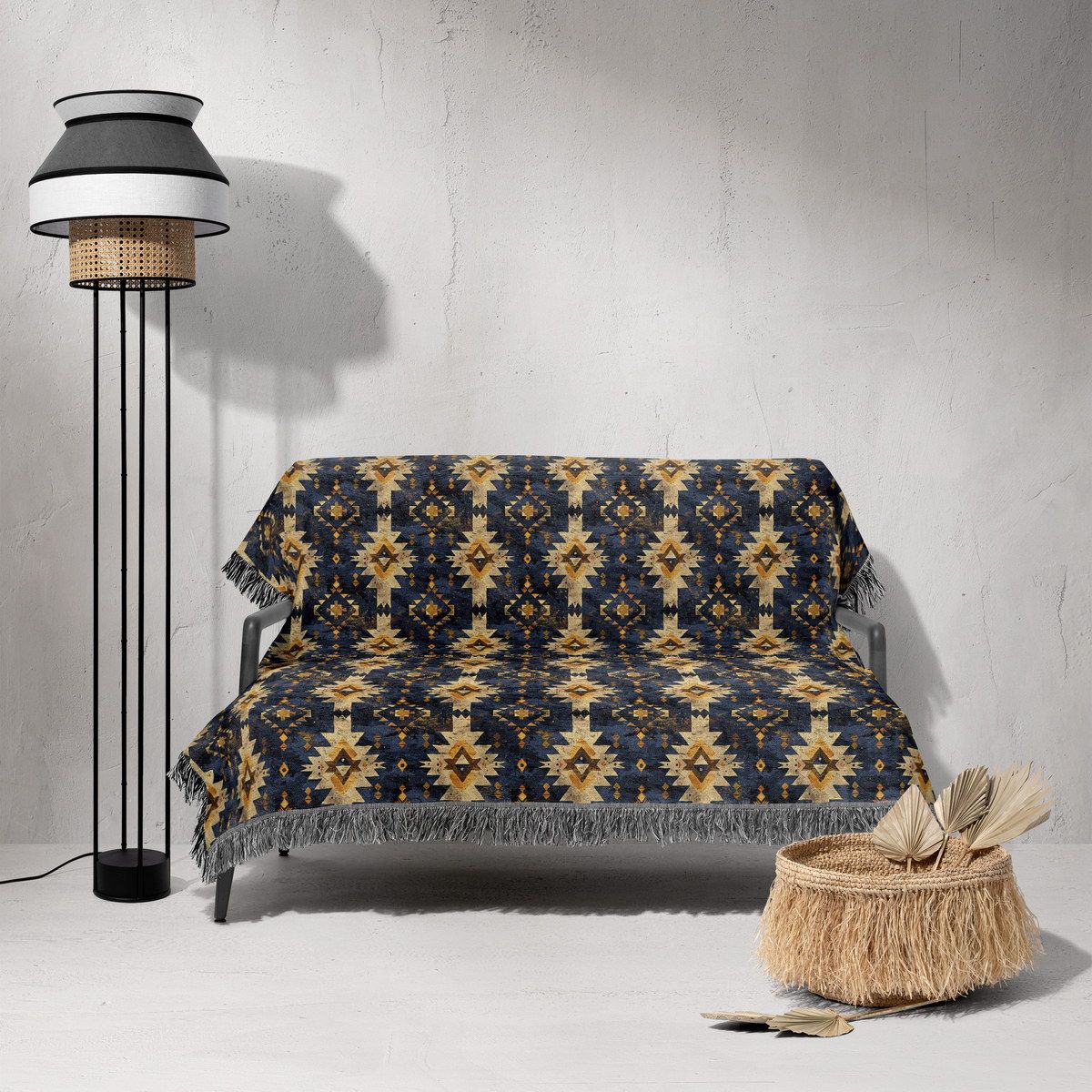 شال مبل ریش دار classic 396