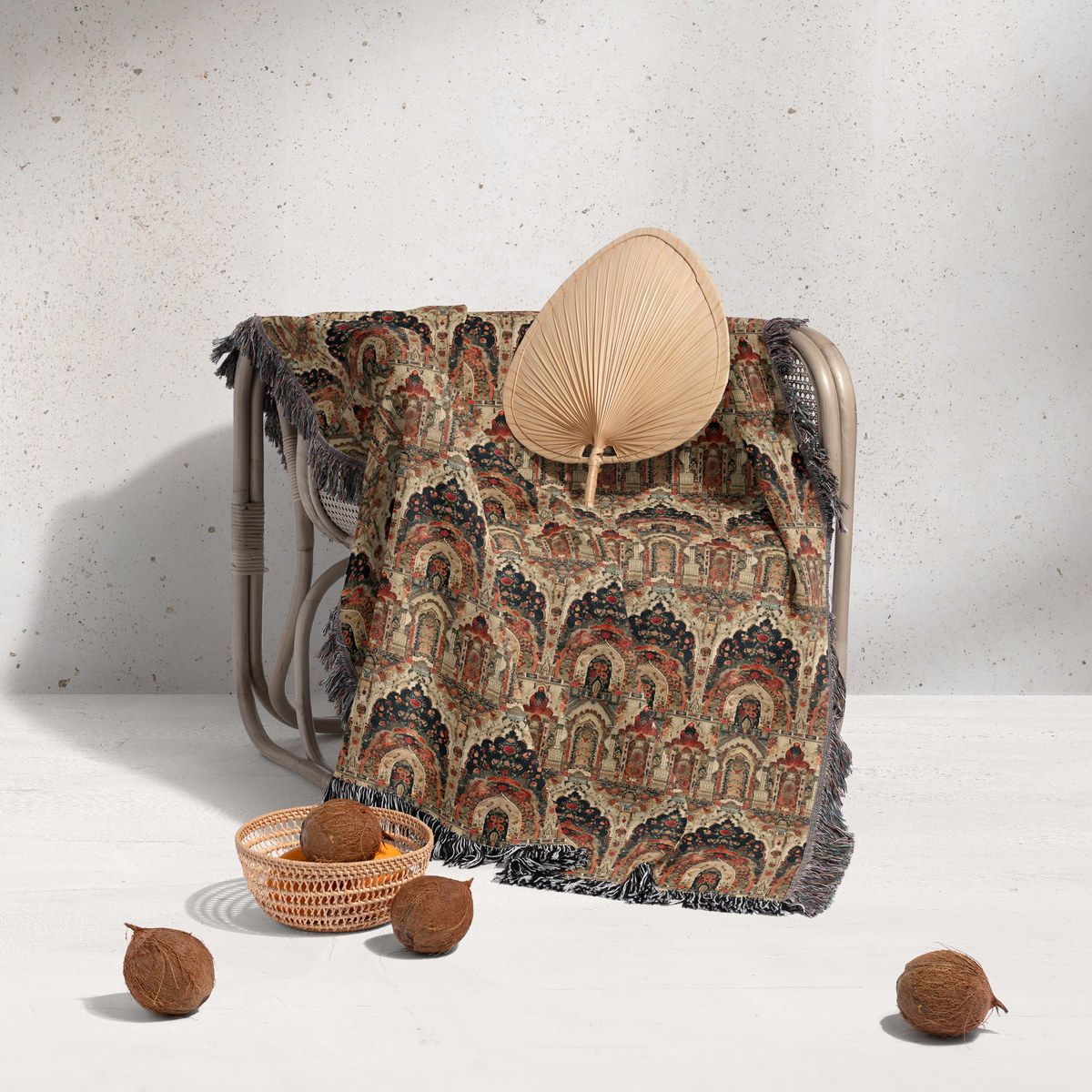 شال مبل ریش دار classic 397