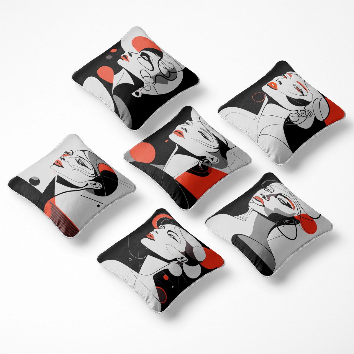 کوسن 6 تکه pillow 6 set 121