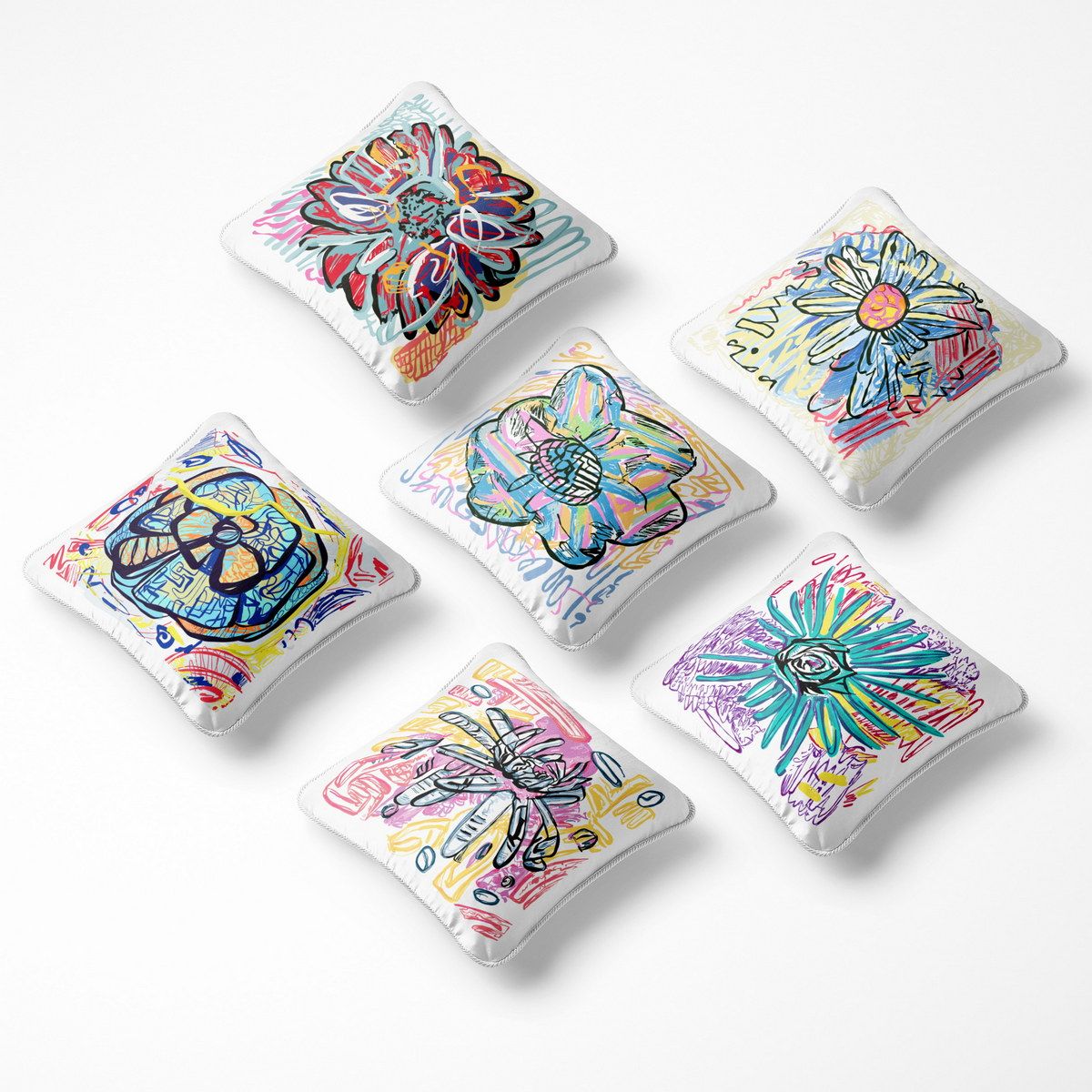 کوسن 6 تکه pillow 6 set 131