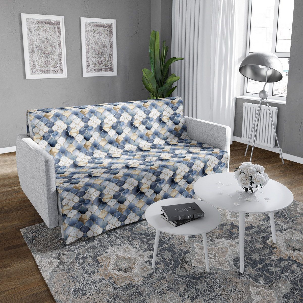 شال مبل ساده classic 4