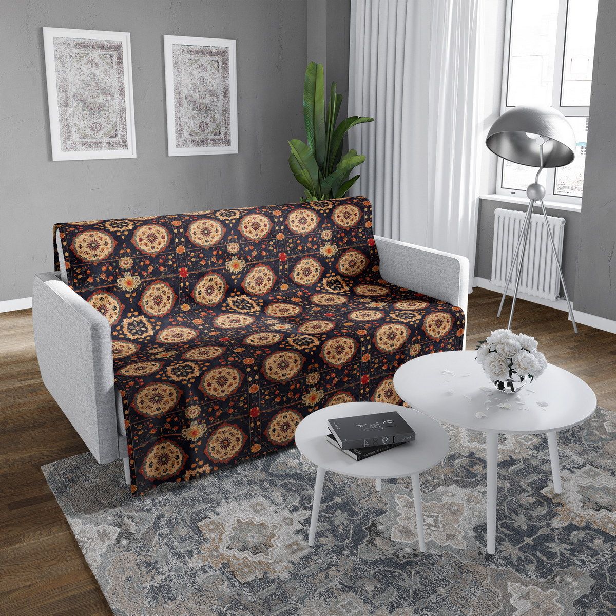 شال مبل ساده classic 24