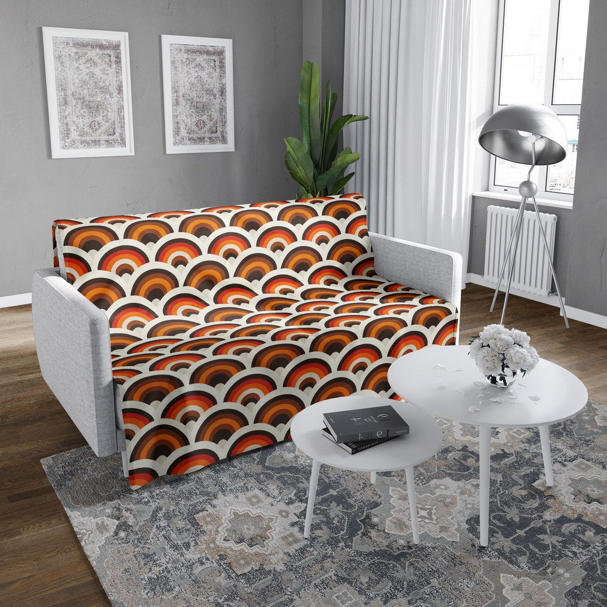 شال مبل ساده classic 55