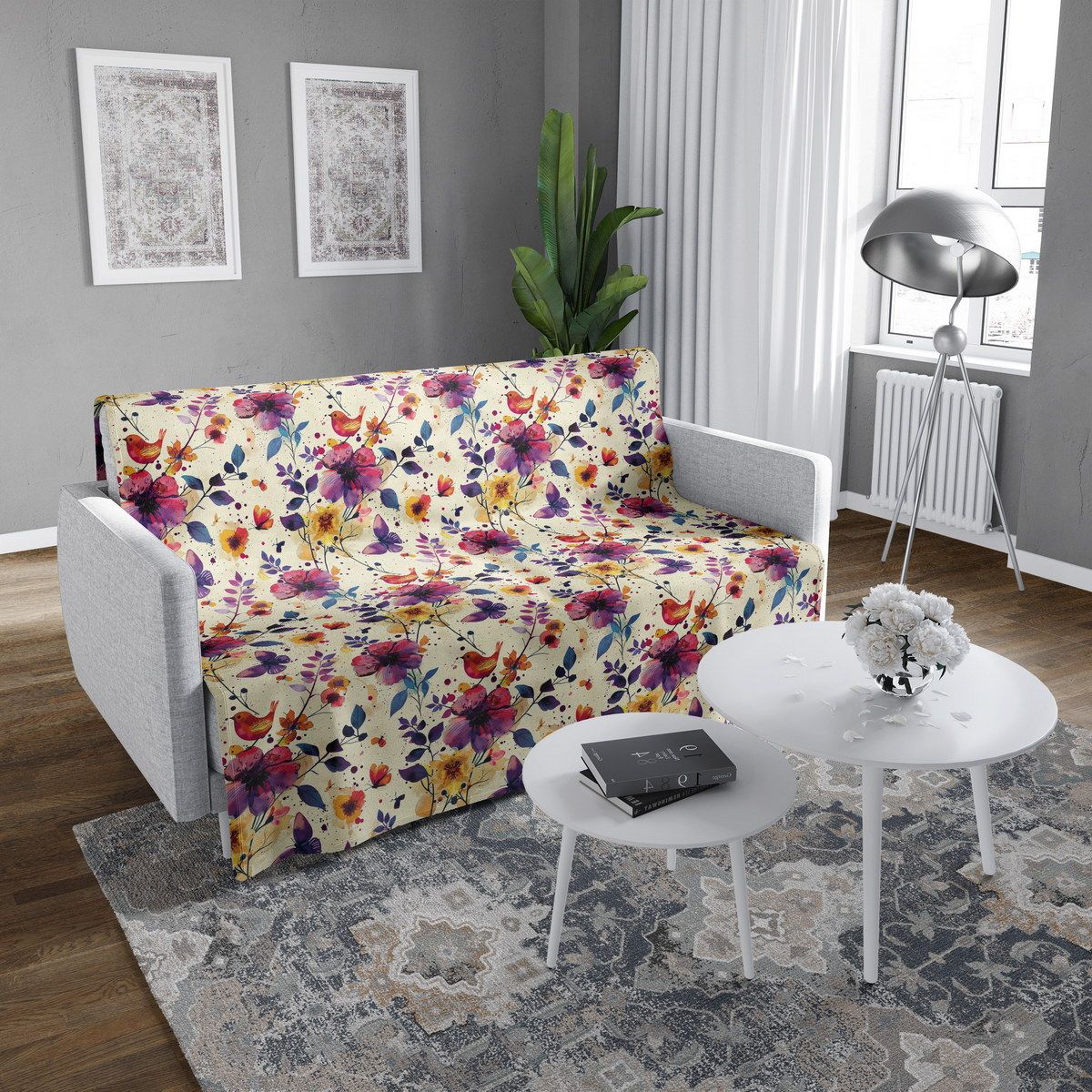 شال مبل ساده classic 64