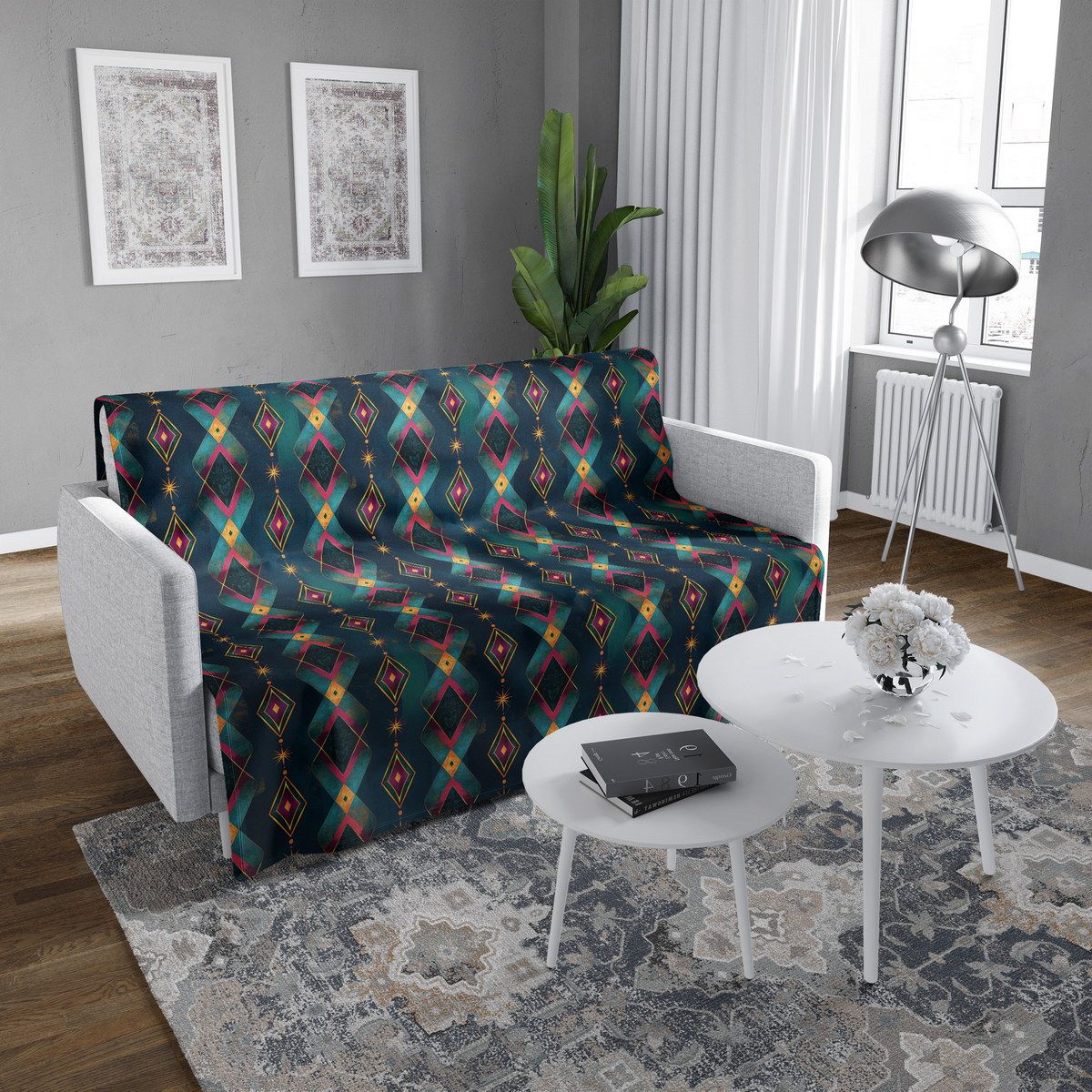 شال مبل ساده classic 83