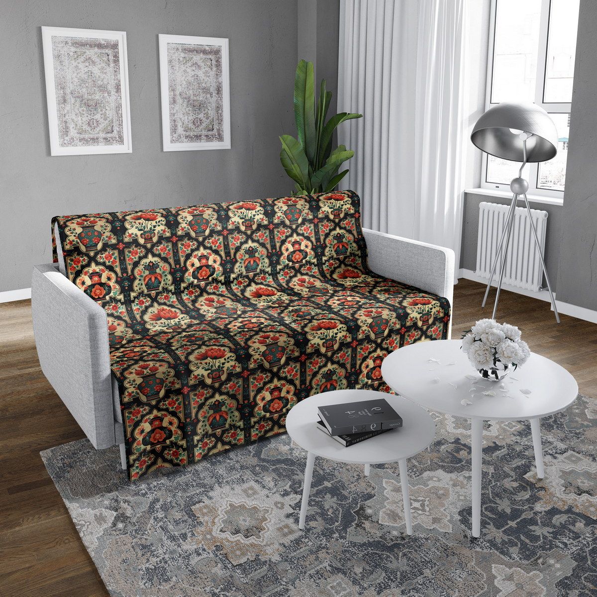 شال مبل ساده classic 108