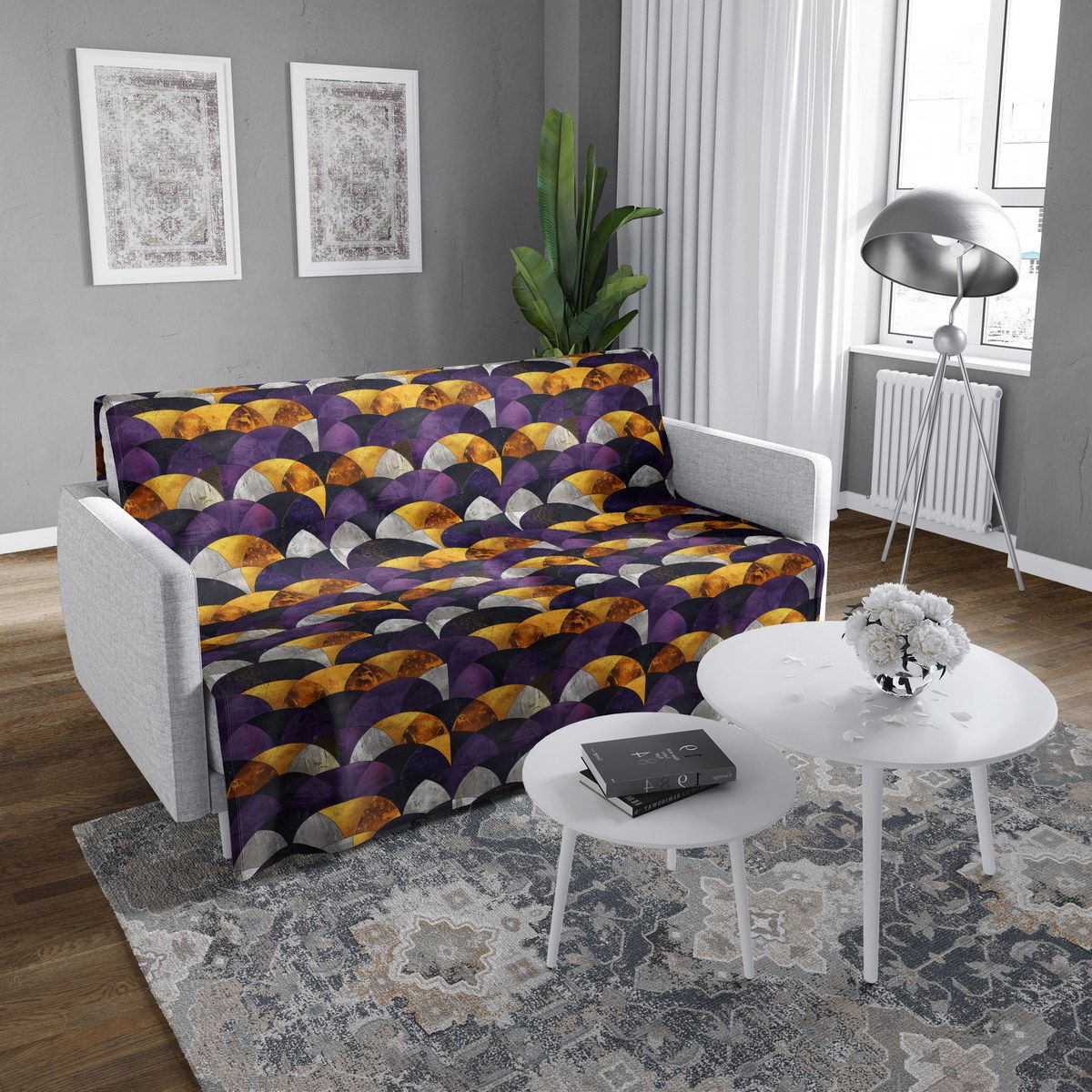 شال مبل ساده classic 120