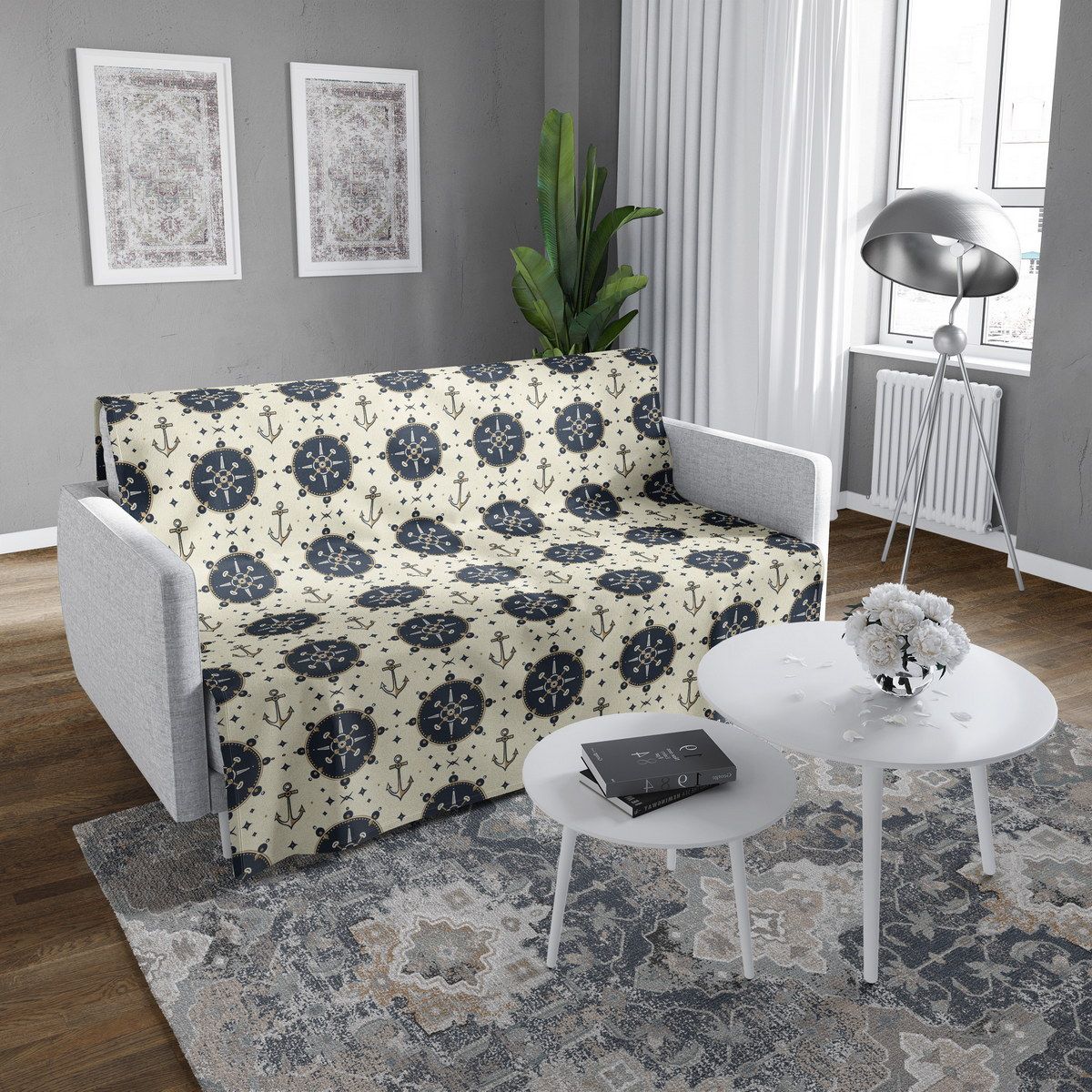 شال مبل ساده classic 124