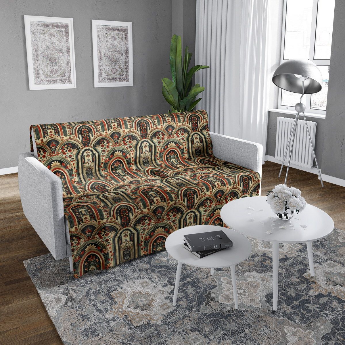 شال مبل ساده classic 128