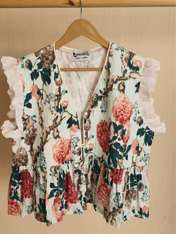 جلیقه چیندار بلو